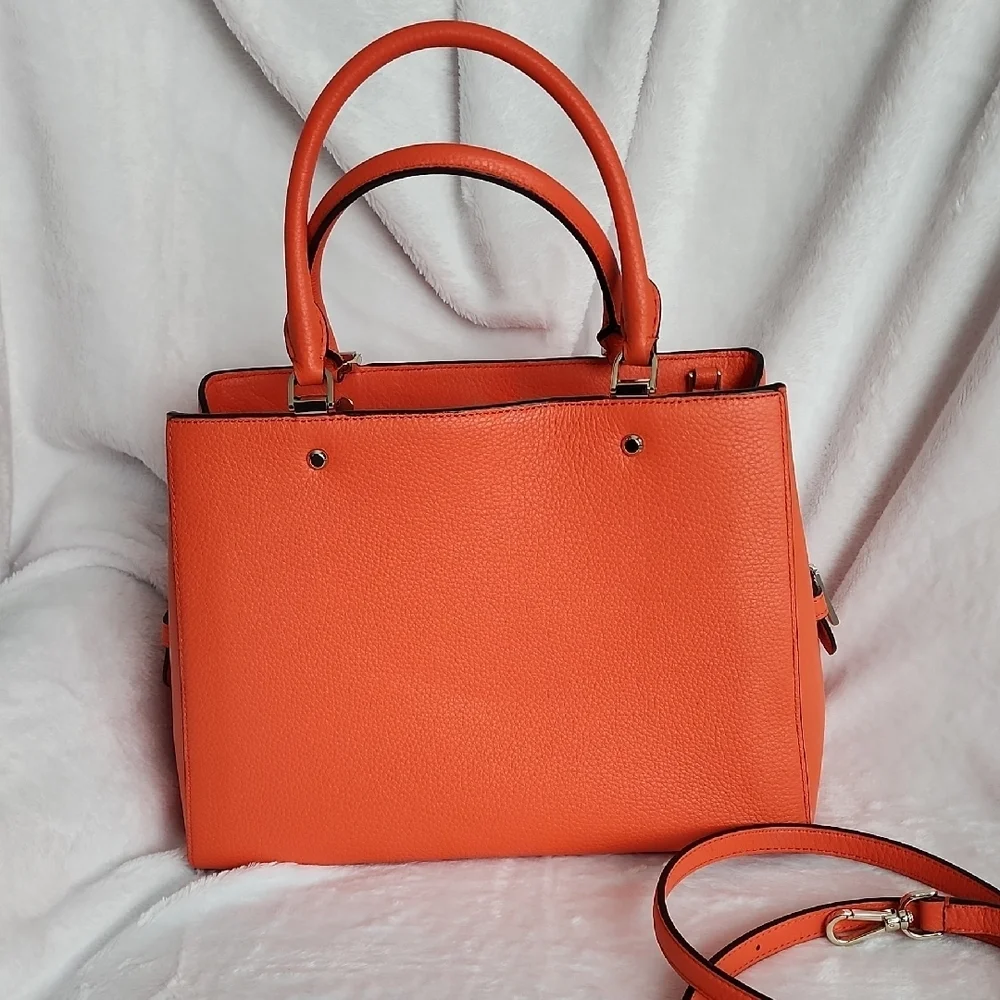 Kate Spade Vibrant Orange Satchel - Picture 3 of 11